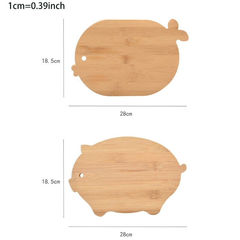 Wood Cutting Board for Baby Food Bamboo Chopping Board Block Pizza Sushi Bread Fruit Tray Kitchen Tools