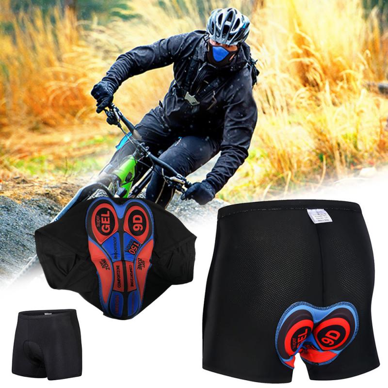 9D Gel Pad Bike Cycling Shorts Bicycle Cycling Shockproof Underwear MTB Bike Downhill Underpant Man Breathable Shorts Equipment