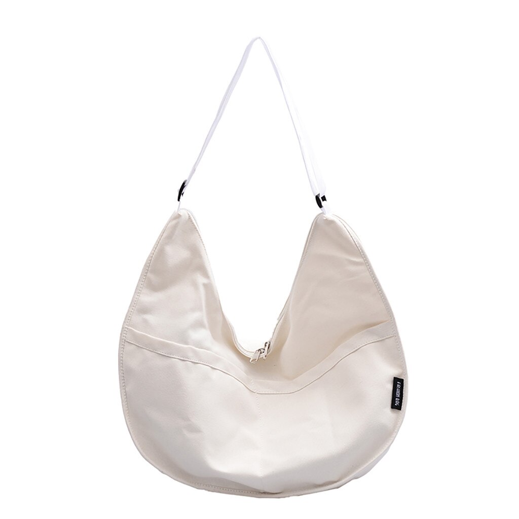 Vrouwen Mode Canvas Tas Grote Capaciteit Dumplings Duurzaam Vrouwelijke Handtas Tote Shopper canvas eco tassen Messenger Schoudertas