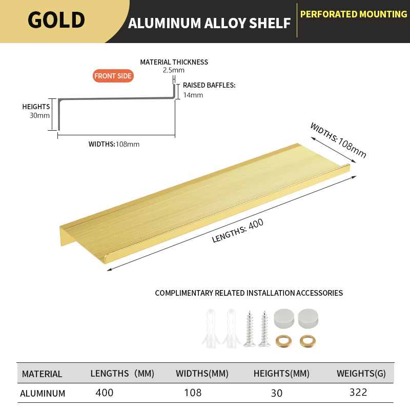 Mensole da bagno galleggianti Portaoggetti da parete Organizzatore per la casa Organizzatori di mobili da cucina per bagno Mensola da parete in metallo: Viola