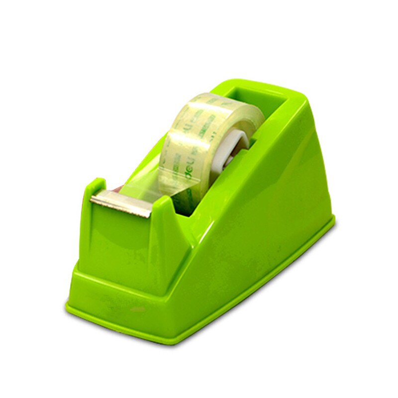 1Pc Packaging Parcel Plastic Roller Tape Cutter Dispenser Plastic Sealing Tape Holder Cutter Manual Packing Machine Tools