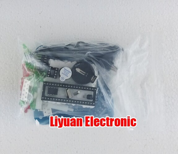 51 SCM electronic clock diy kits / 5Vled rotating clock / 18b20 temperature detection containing source code