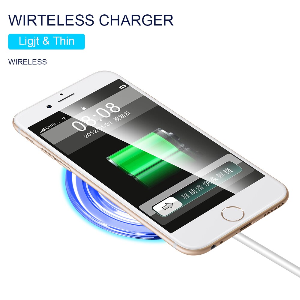 Chargeur sans fil rapide 10W pour Samsung Galaxy S10 S9/S9 + S8 Note 9 USB Qi chargeur pour iPhone 11 Pro XS Max XR X 8 Plus
