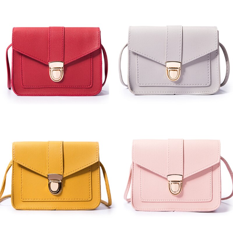 Womens Girl Lady Leuke Mini Crossbody Schoudertas Pu Lederen Dames Hand Tassen Portemonnee Handtas Bolsas Feminina