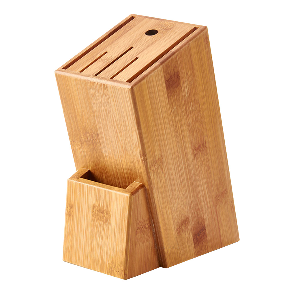 1 Pc Functionele Universele Milieuvriendelijke Bamboe Mes Rack Blok Organizer Holder Stand Te Restaurant Keuken Thuis