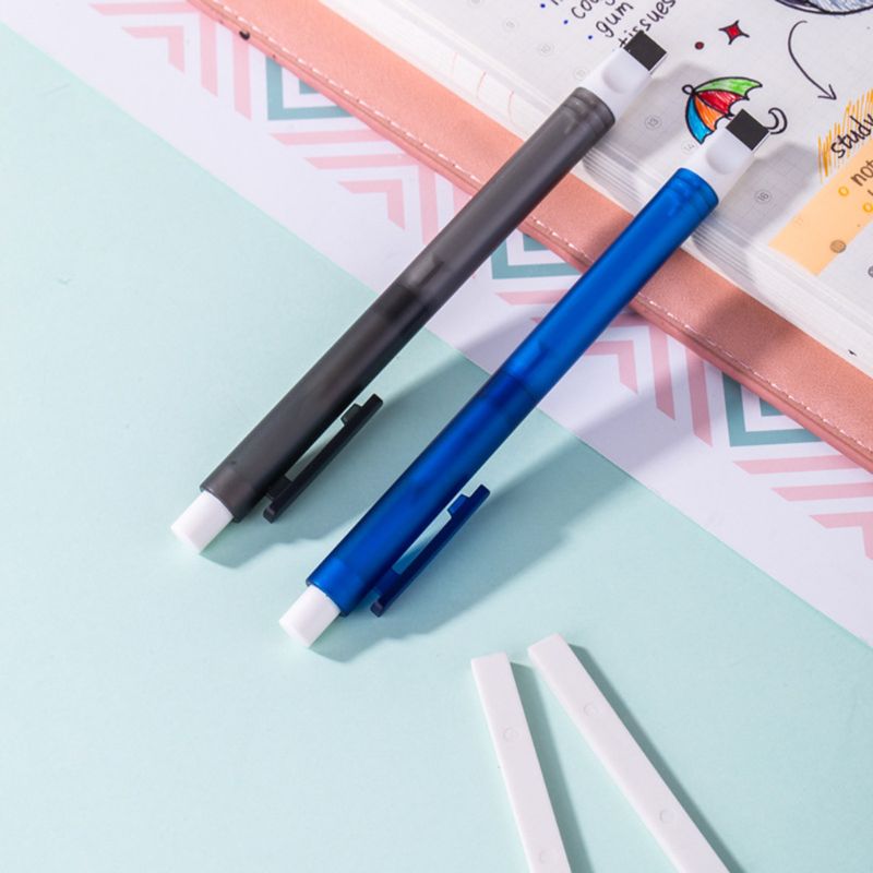 Mechanische Radiergummi Sorgfältige Hervorhebung Nachfüllbare Stift bilden Gummi Drücken Sie Typ Skizze Zeichnung Radiergummis Schule Schreibwaren