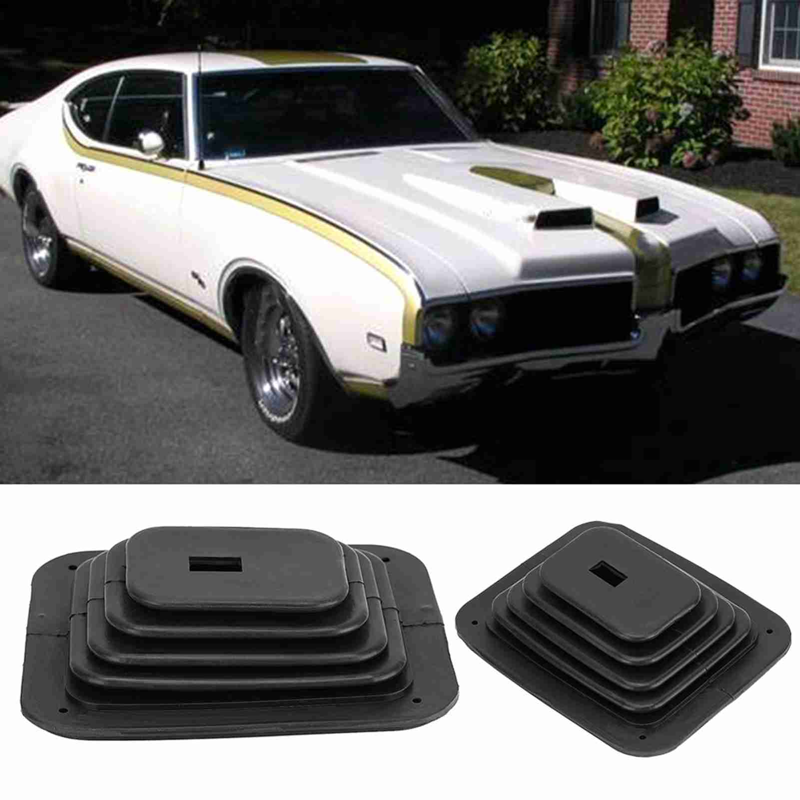 Rubber Car Gear Shift Dust Cover Dust Proof Gear Shifter Boot Replacement For GM350
