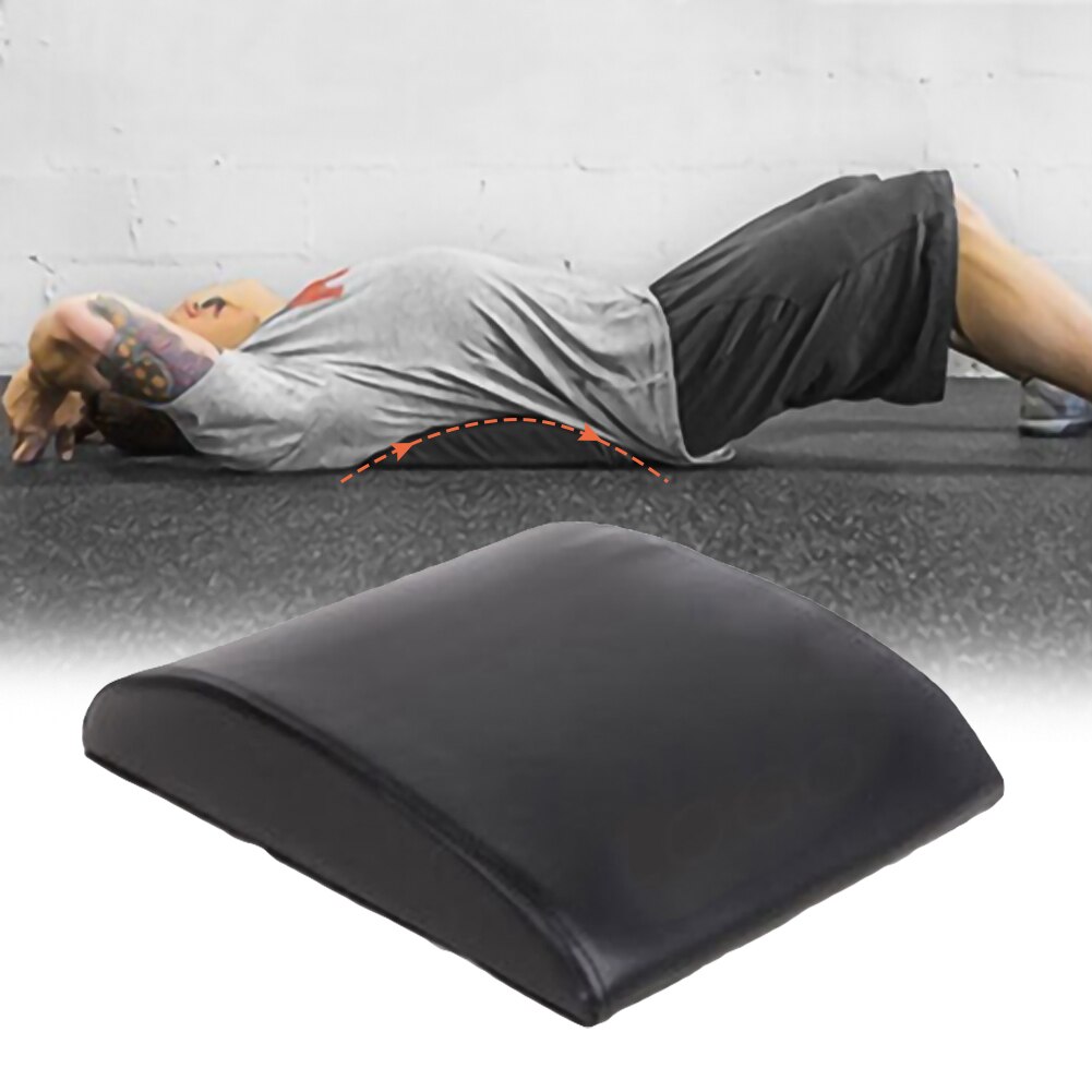 Sit-Up Pads Black High Density AB Exercise Mat Core Firmer Mat Trainer Fit Up Board