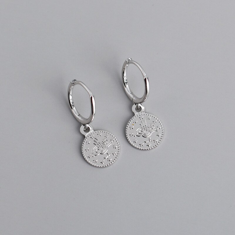 Aide 925 prata esterlina bonito ins daisy floral seahorse hoop brincos para o amante casal feminino festa de noivado charme jóias finas: 9silver