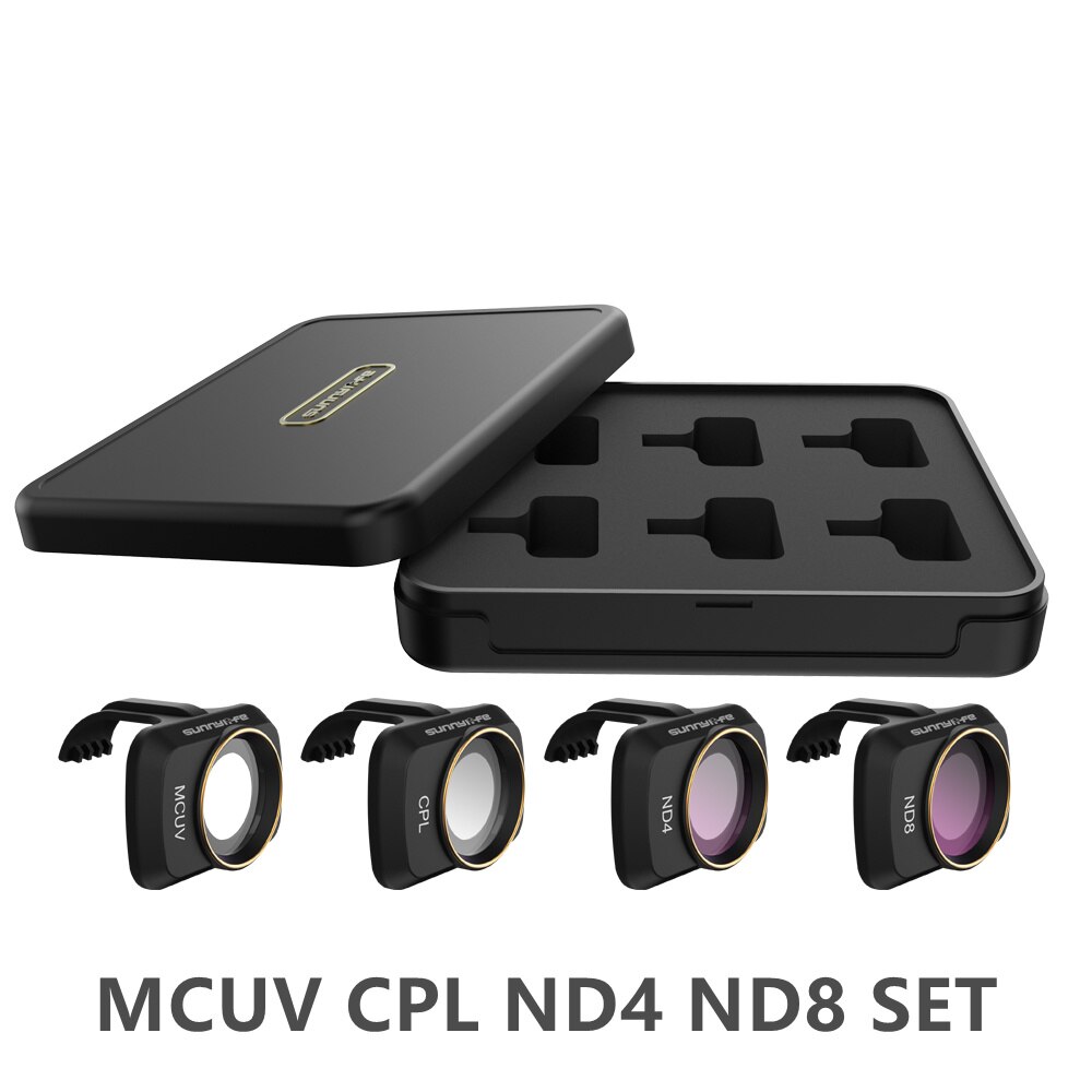 DJI Mavic Mini 2 Filter UV CPL ND4 ND8 ND16 ND32 ND/PL 4 8 16 32 Camera Lens Filter Accessories for DJI Mavic Mini 1 / SE: 4PCS MIXED SET