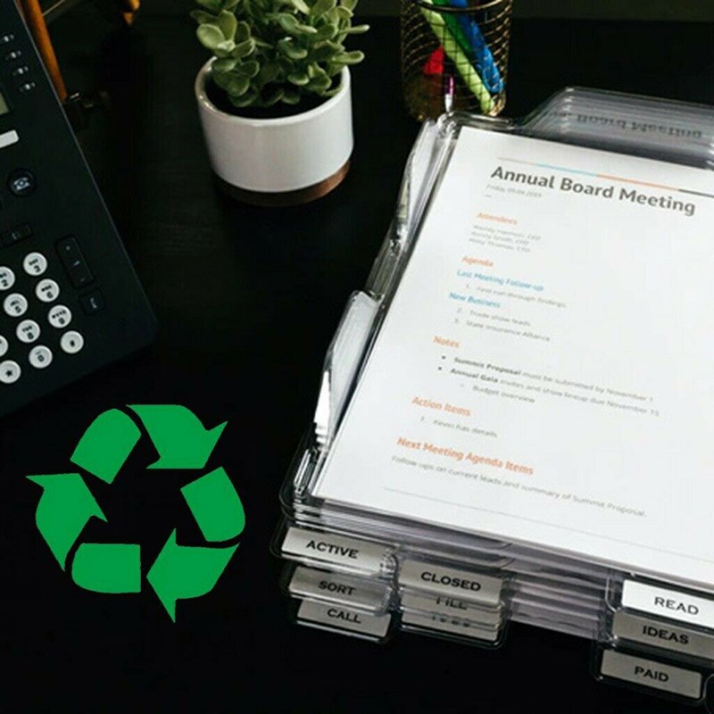 4PCS Office File Organizers A Way to Sort File and Store Multifunctional Storage Rack Hi 888