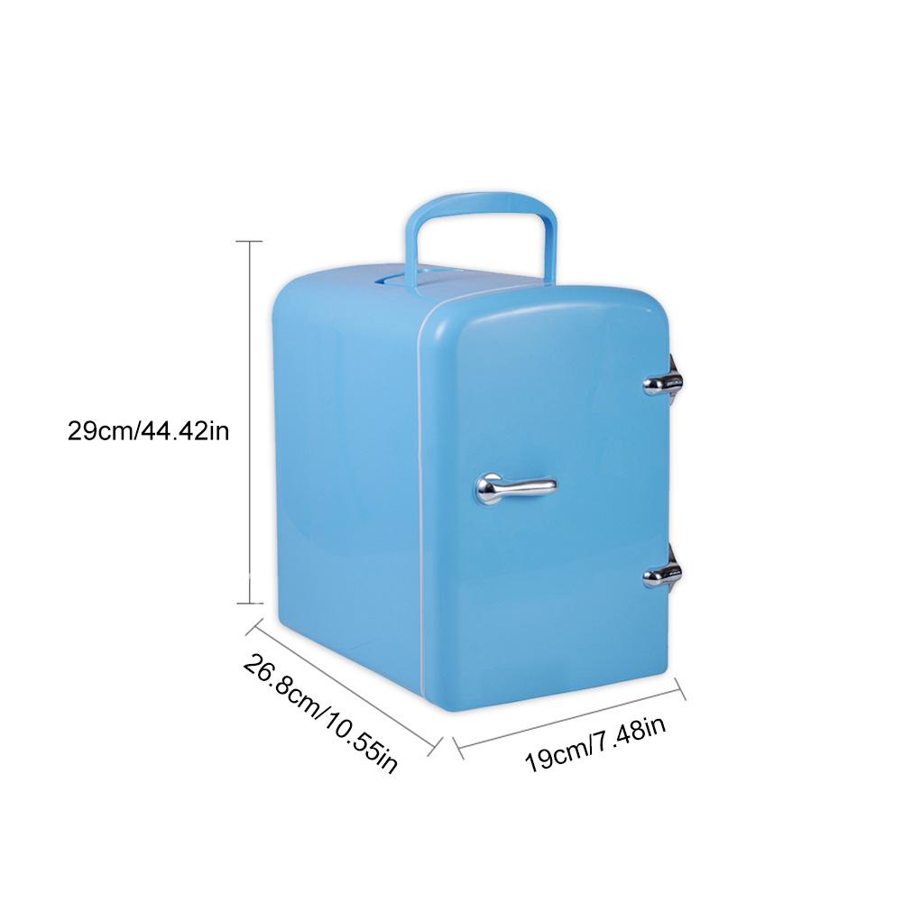 4L Mini Fridge Cooler and Warmer Portable Compact Personal Fridge Semiconductor Electronic Fridge Food Cosmetics Fridge for Home