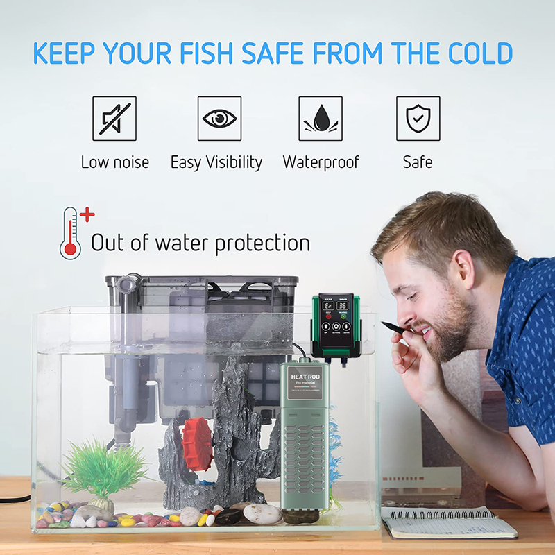 1200w Aquarium Aquarium Heizung LED-Temperatur anzeige einstellbare Wasser heizstab konstante automatische Temperatur