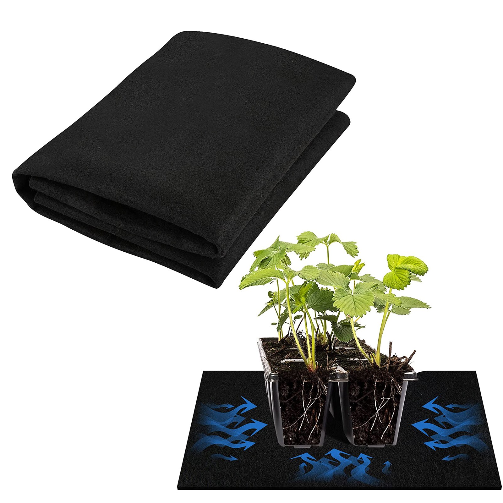 Plant Capillary Matting For Greenhouse Automatic Plant Watering System Indoor Plant Water Retention Irrigation Capillary Mat for: Default Title