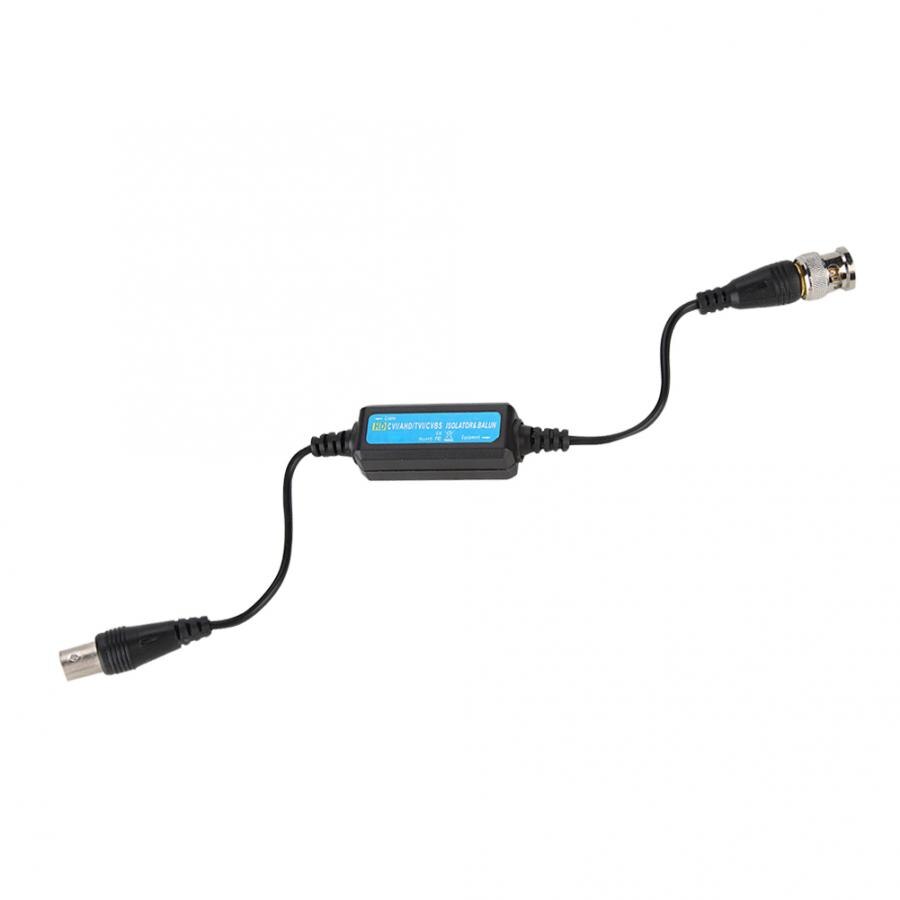 HD-TVI/CVI/AHD/CVBS Ground Loop Isolator Video Balun Coaxial BNC Male to Female for Camera Ground Loop Isolator