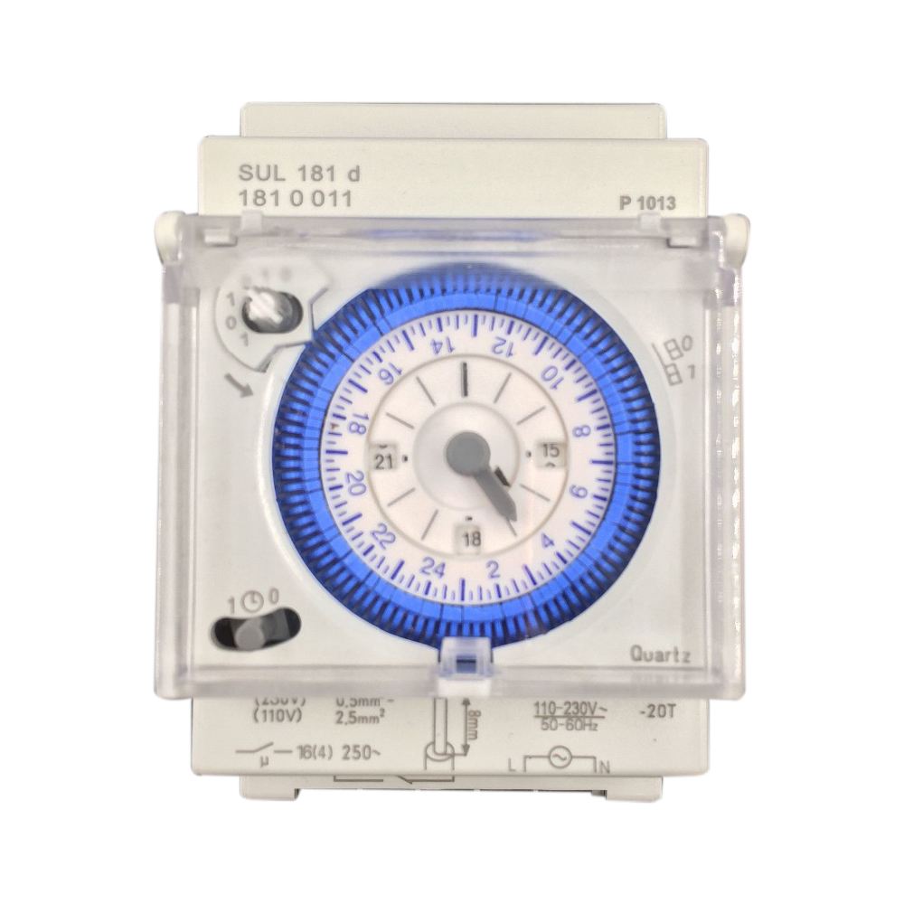 Analog Mechanical Timer Switch 110V-220V 24 hours Daily Programmable 15min Setting Time Switch Relay SUL181D