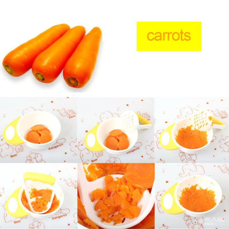 Baby Food Grinding Bowl Set Feeding Food Bowl Fruit Food Press Machine Safety Processor Baby Food Mills Tools