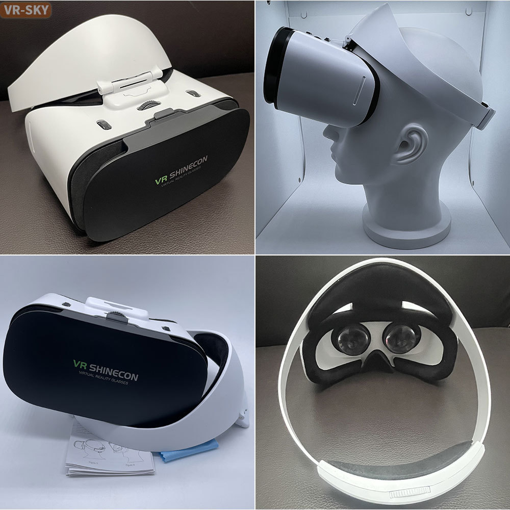 Virtual reality 3d vr-bril shinecon  g19 vr- bril google cardboard-headset virtuele bril voor ios android-smartphone