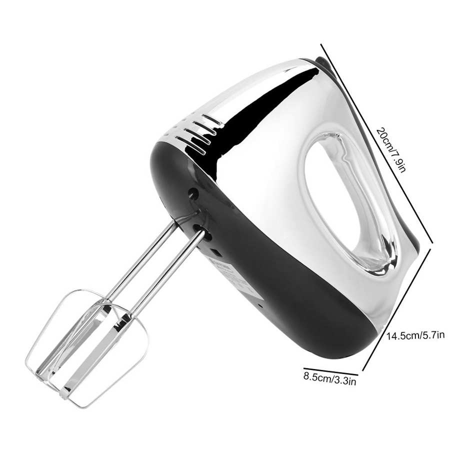 Handheld Electric Food Mixer 5 Speeds Kitchen Dough Blender Egg Beater Multifunctional Food Processor EU Plug 220V 350W