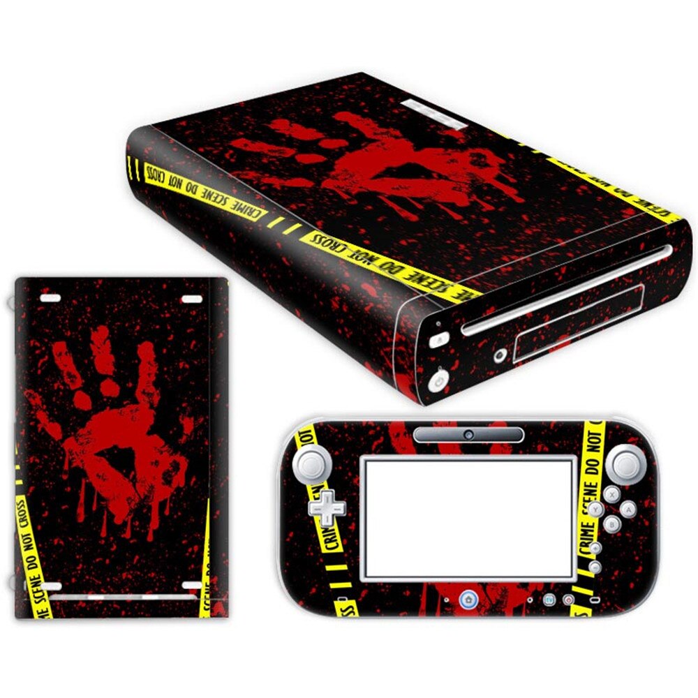 Vinyl Skin Sticker for Wii U Console and Controller: TN-WiiU-0258