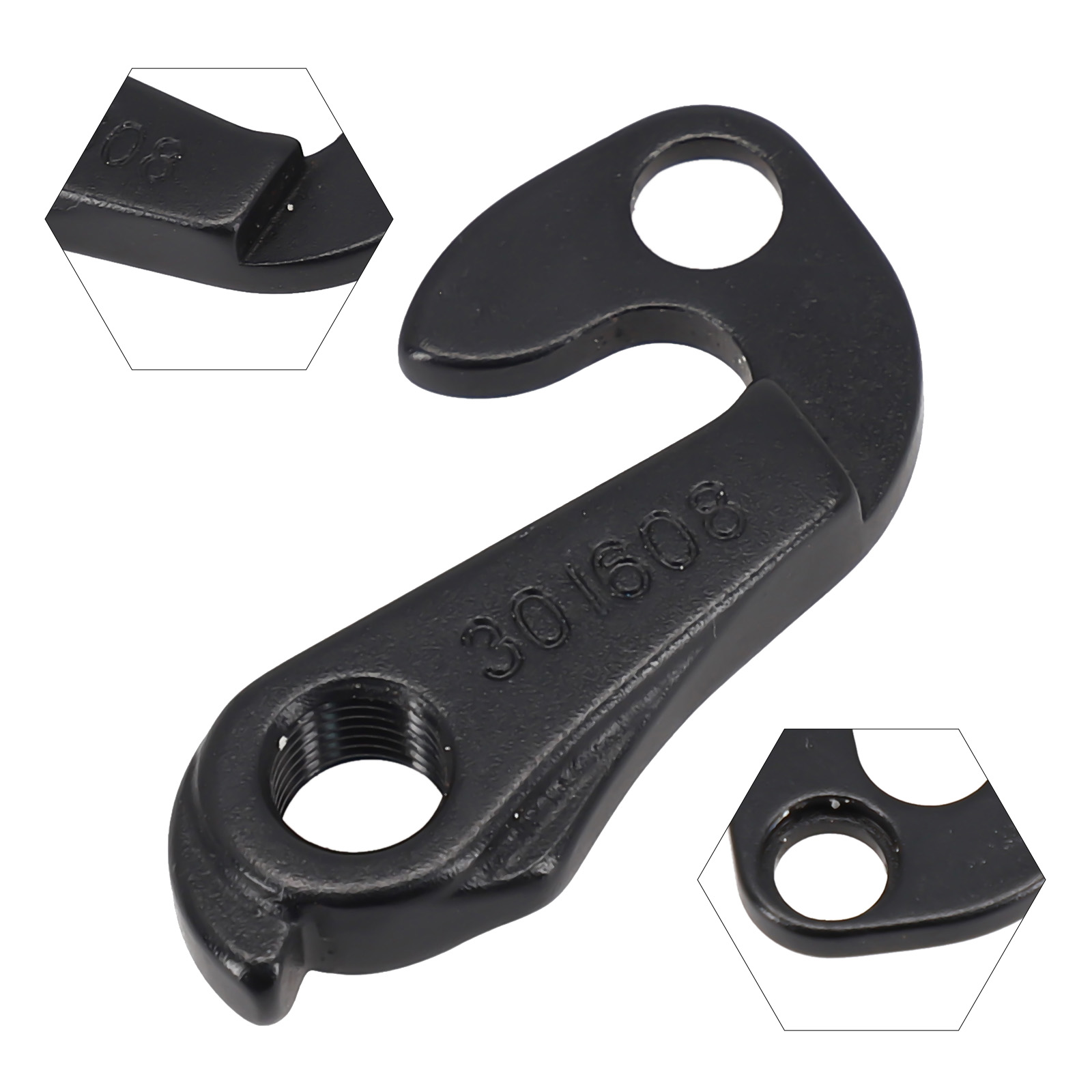 Gancho de suspensión de cambio de bicicleta de aleación de aluminio, accesorios de engranaje trasero para Trek 301608 resistente y fácil instalación