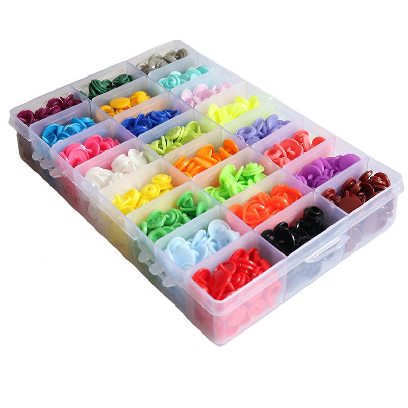 360 Sets T5 Plastic Snap Button with Snaps Pliers Tool Kit &amp; Organizer Containers,Easy Replacing Snaps,DIY Family Tailor: 360 Snap Button