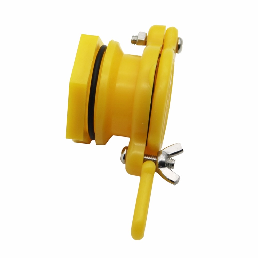 Bee Tools Honey spout Internal diameter 4.8cm Yellow Beekeeping equipment Outdoor beekeeping Receiving honey