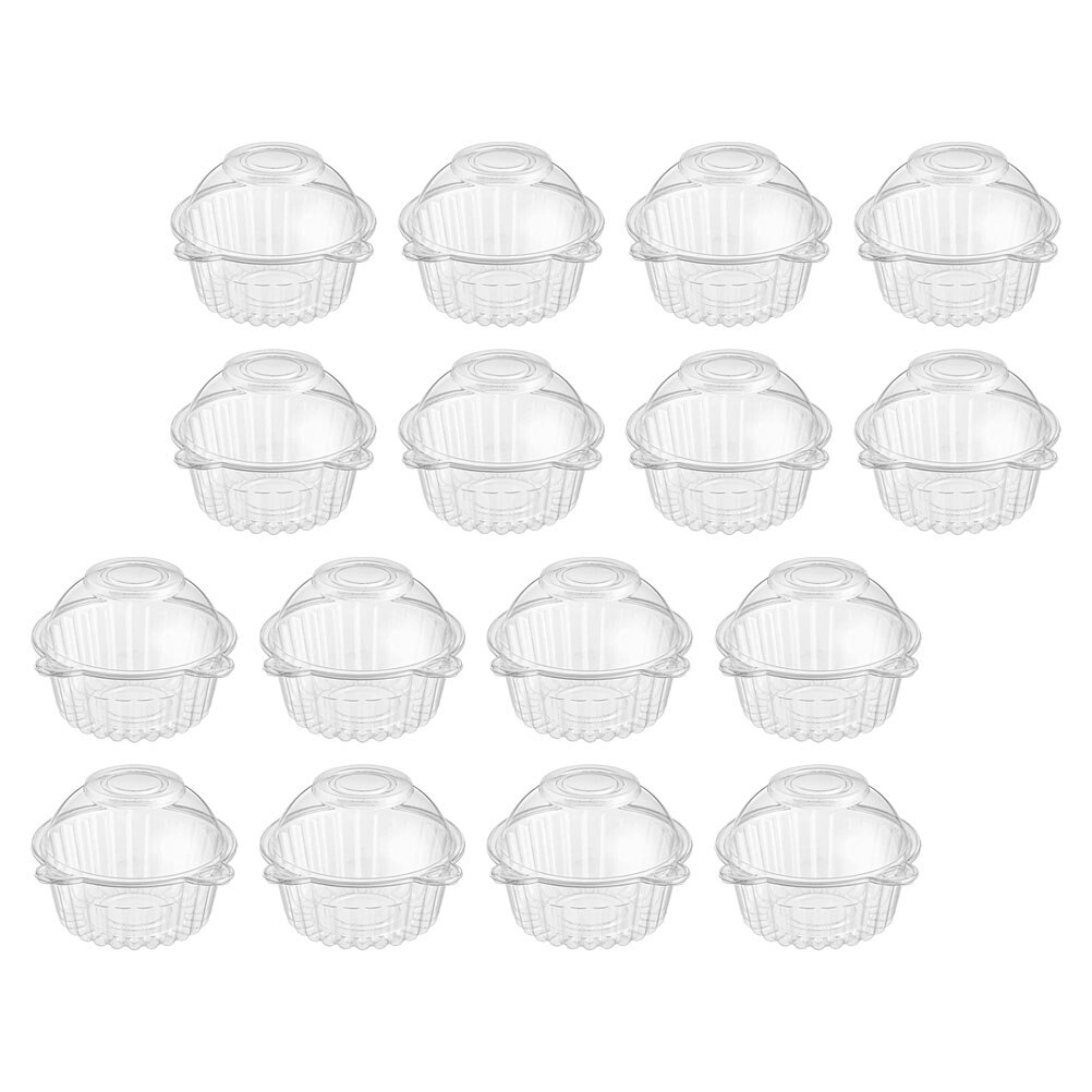 50Pcs Praktische Cake Storage Case Draagbare Cake Carrier Container Taart Verpakking