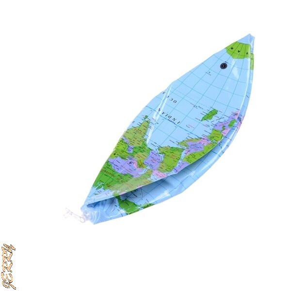 40CM Early Education Inflatable Earth World Geographic Globe Map Balloon Toy Beach Ball