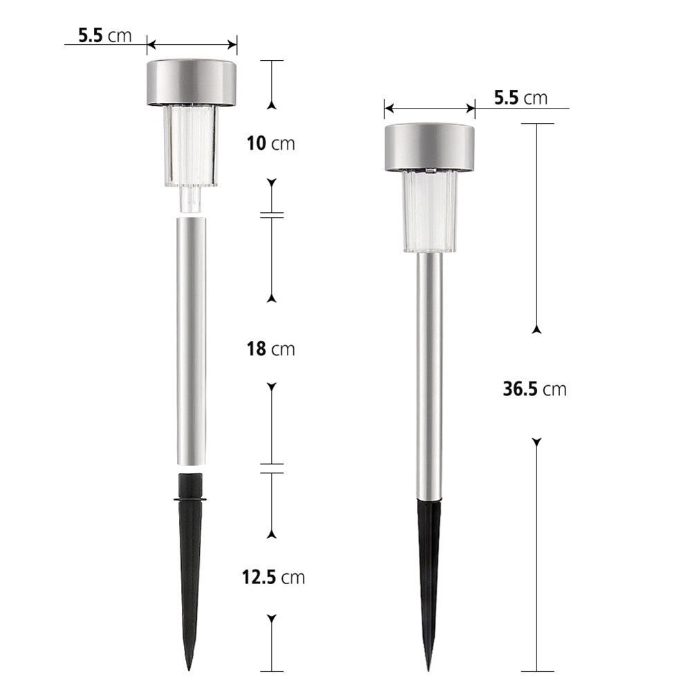 Led Solar Tuin Verlichting Outdoor Solar Powered Lamp Lantaarn Waterdicht Landschap Verlichting Voor Pathway Patio Yard Gazon Decoratie