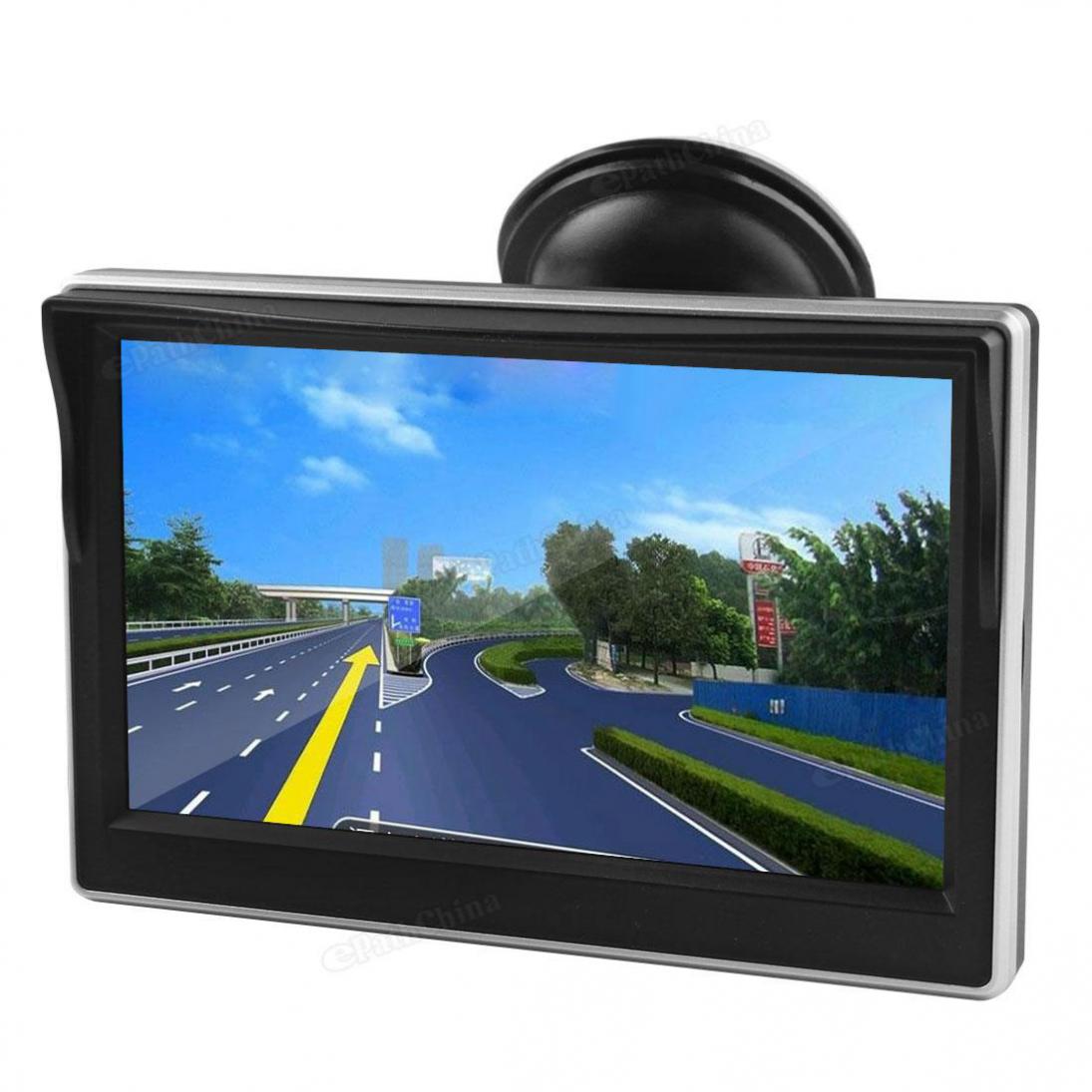 5 Inch TFT Lcd-scherm 480x272 HD Digitale Kleur Auto Achteruitrijcamera Monitor + 7 IR Lights Water -proof 120 Graden Auto Achteruitrijcamera