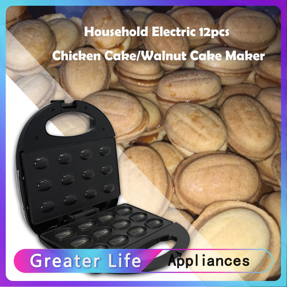 SAYONA Household Electric Walnut Cake Maker Sandwich Breakfast Machine