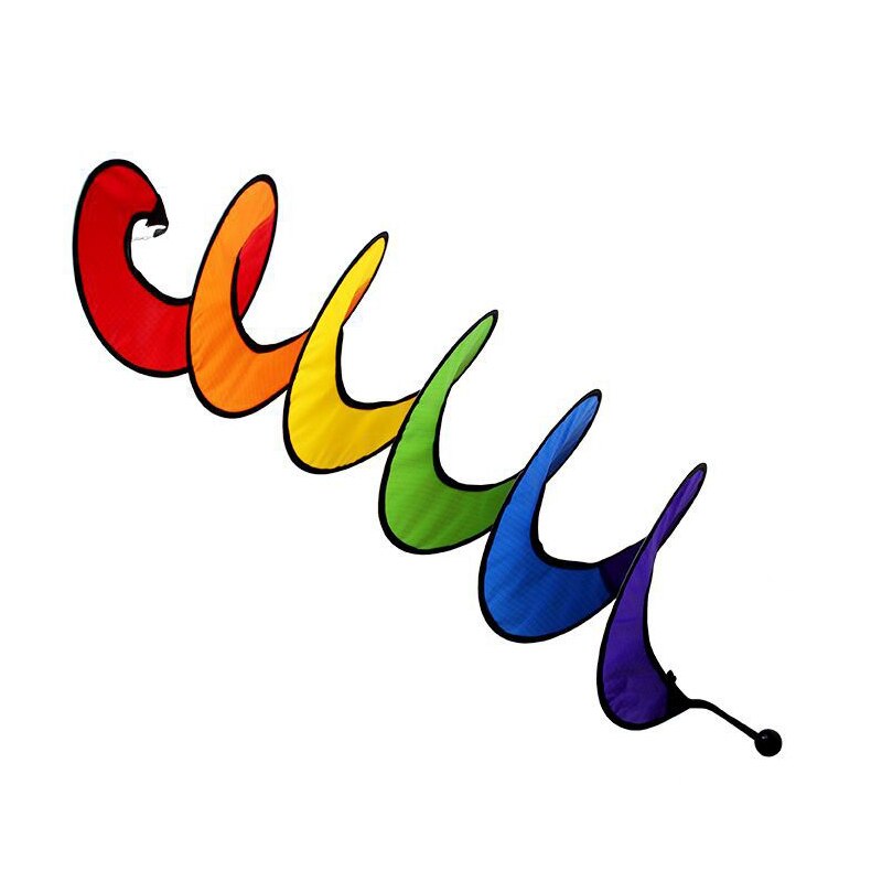 Kleurrijke Camping Tent Opvouwbare Rainbow Spiral Windmolen Wind Spinner Huis Tuin Decor Ornamenten Klassieke Speelgoed