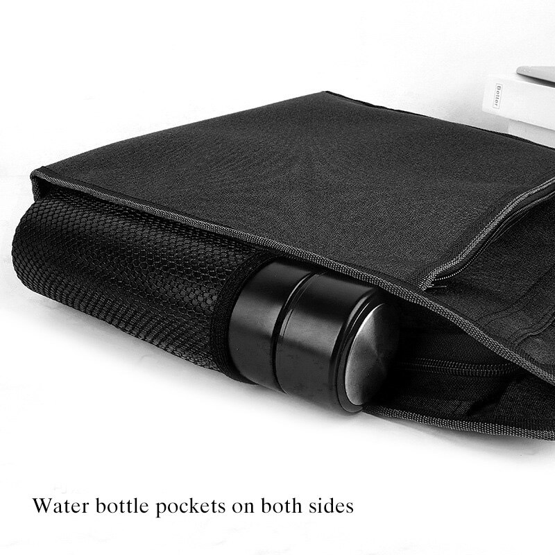 Bolsa acolchada impermeable para hombre, bolso de documentos para ordenador portátil y oficina, maletín doble, organizador masculino para documentos