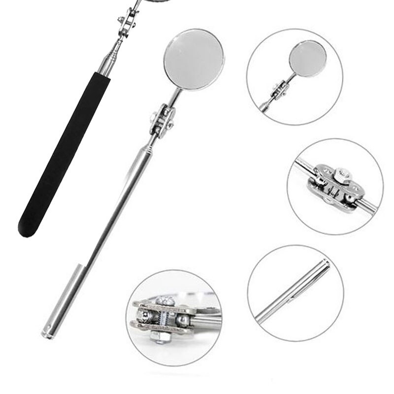 Folding Auto Telescopic Mirror Detection Lens Inspection Round Mirror Extending Car Angle Exterior car Accessorie Universal