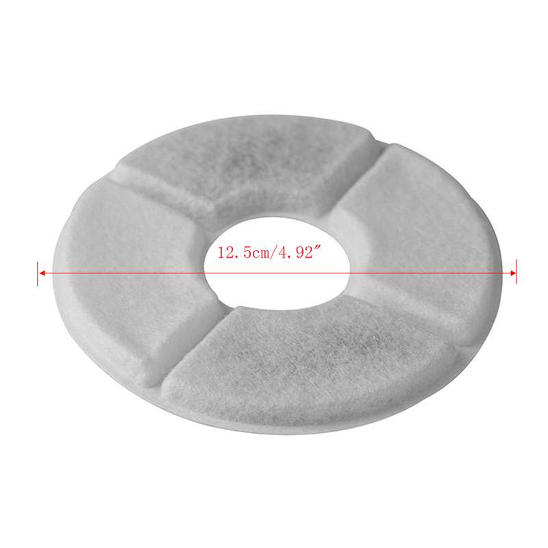 Vervanging van het koolstoffilter, actief koolstoffilter voor kattenwaterfontein, drinkfilter voor huisdieren