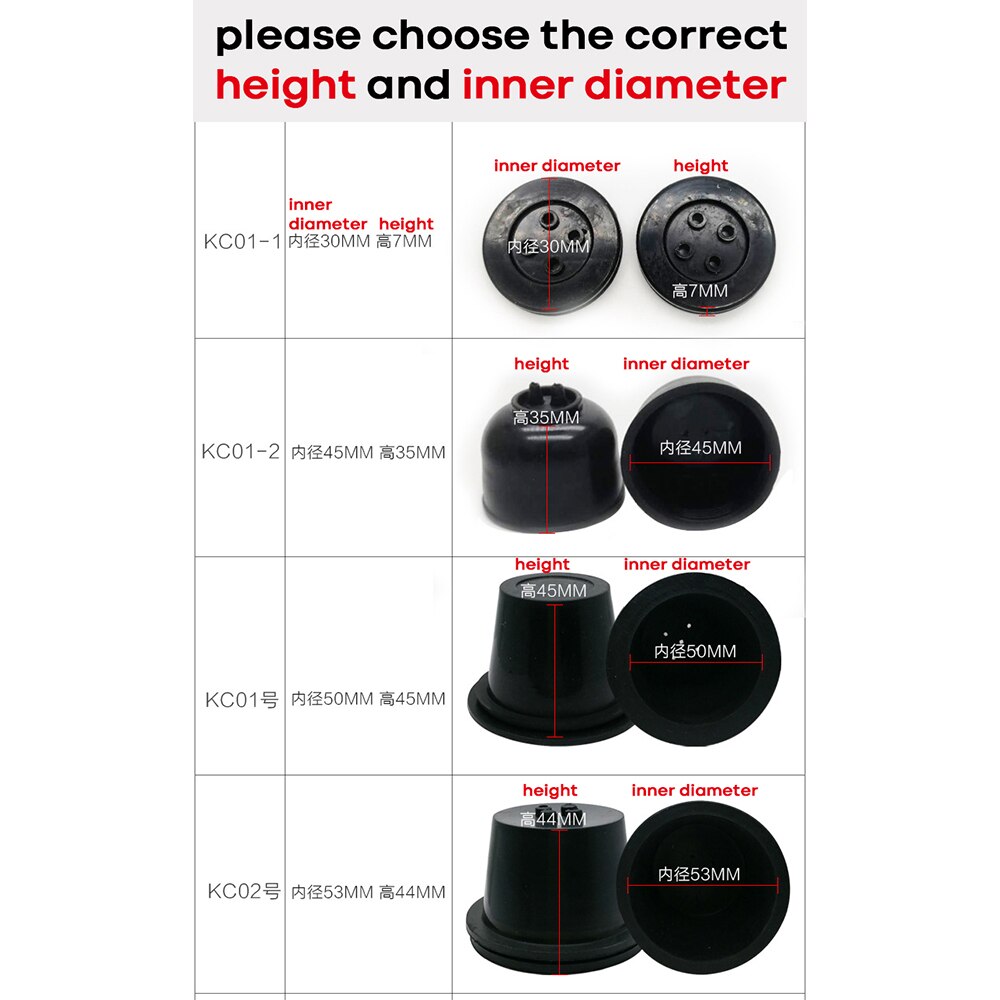 ASLENT Auto HID LED Scheinwerfer Staub Abdeckung Abdichtung Kappe Gummi Wasserdichte Staubdicht Scheinwerfer Abdeckung 55mm 65mm 70mm 75mm 85mm 90mm