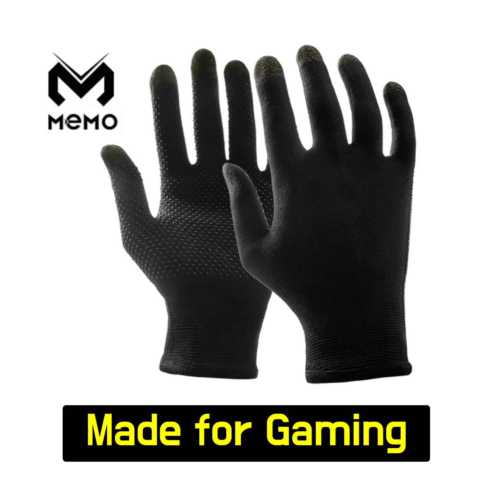 Paire de gants de jeu MEMO pour jeux mobiles, gants d'hiver pour écran tactile, gants en fibres d'argent