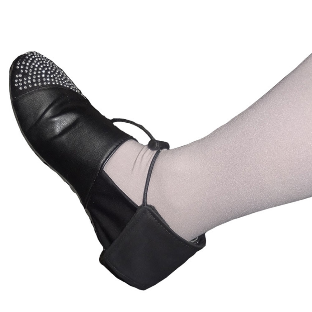 Unisex slitstark sko hälskydd skyddsöverdrag matta slitskydd sko hälskydd för körande förare svart khaki  a35