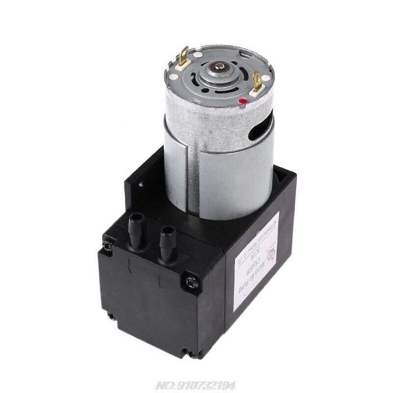 12V Mini Vacuum Pump 8L/min High Pressure Suction Diaphragm Pumps with Holder N19 20