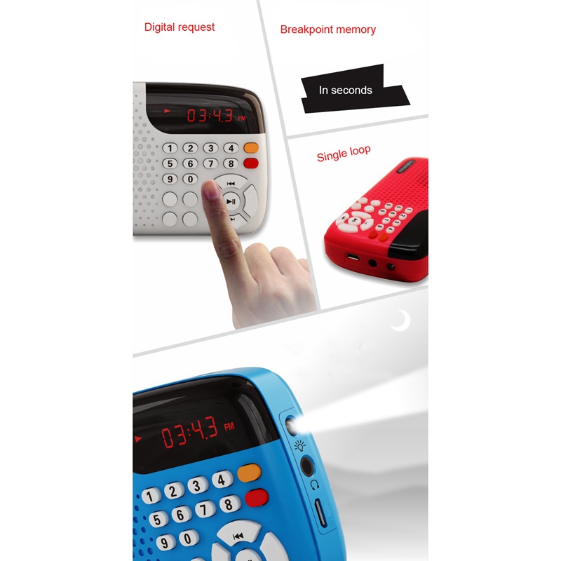 Rolton Portable Global FM Radio Dab Radios Portatil Am Fm Music Player Speaker TF Card USB for Phone with LED Display