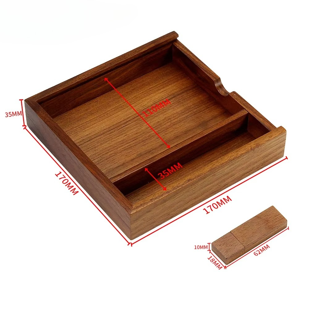 Snelle usb 3.0 flashdrive 128gb fotoalbum houten doos gratis logo op maat fotografie bruiloft jubileum externe