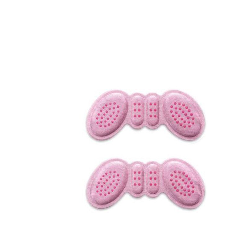2 Stuks Hoge Prestaties Foam Inlegzolen Anti Slip Kussen Pads Voeten Care Tools Protector Wrijven Hak Schoenen Inlegzolen Insert: pink