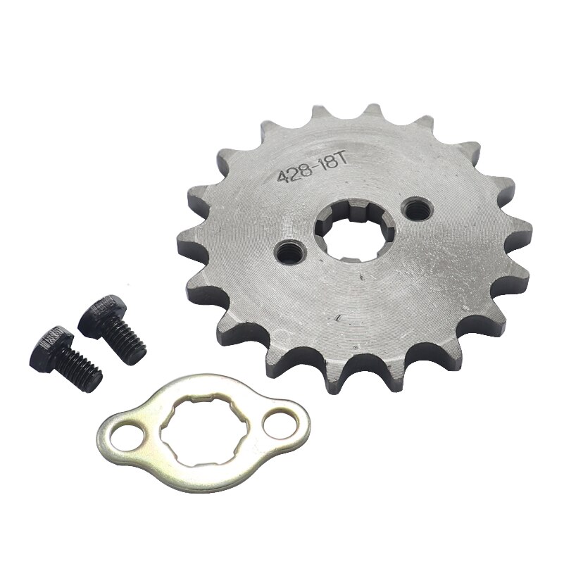 Pignon de moteur avant, 17mm 20mm, 18 dents, pour Stomp YCF Upower Dirt Bike, ATV, Quad Go Kart, cyclomoteur, Buggy, Scooter, moto, 428