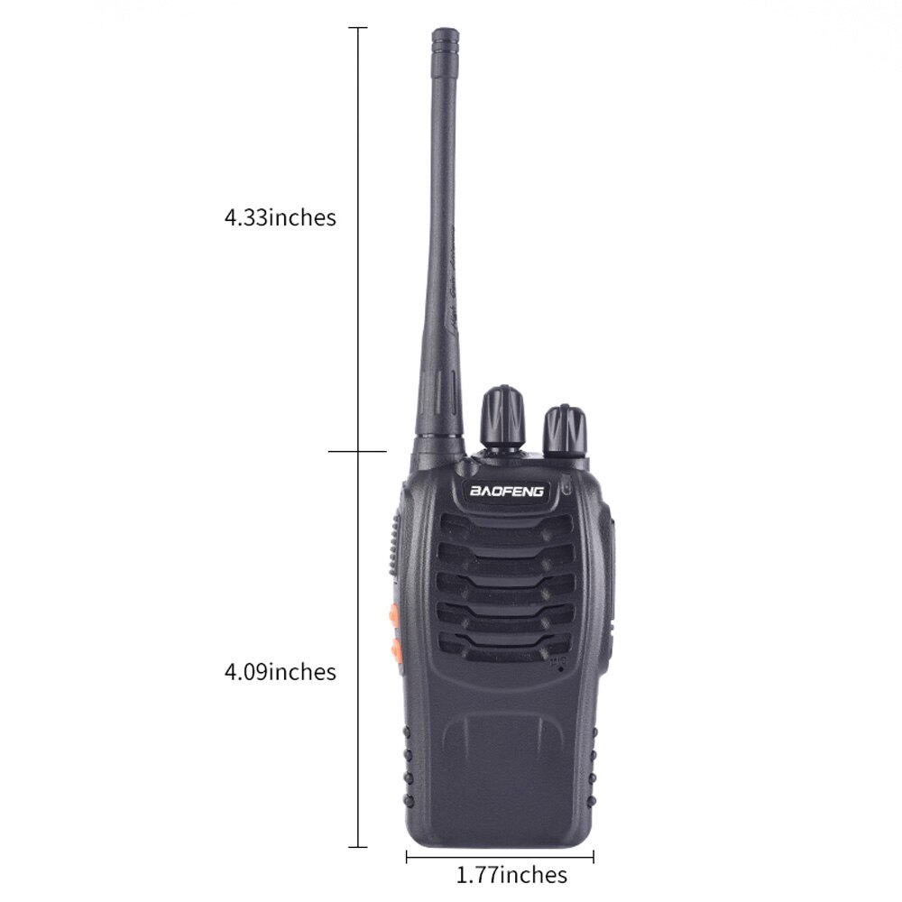 1 個/2 個baofeng BF-888sトランシーバーラジオステーションのuhf 400-470mhz 16CHラジオブランド新しいと高品質