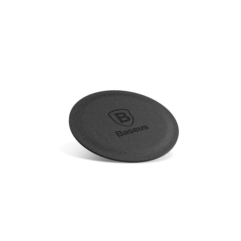 Baseus disque magnétique pour support de voiture, pour support de voiture pour téléphone, 2 pièces de feuilles de fer en métal et en cuir, utilisation de plaques, support magnétique pour support Mobile: Leather 1pcs