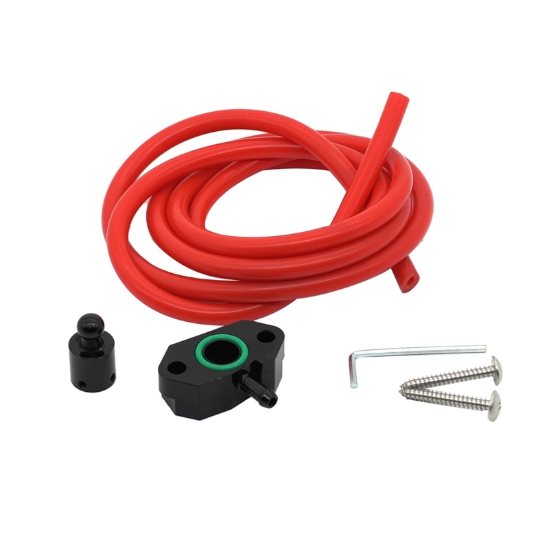 Turbo Boost Tap Kit For- A1 1.4TST EA211 Engine For- Golf 7 MK7 1.4T Black + Red: Default Title