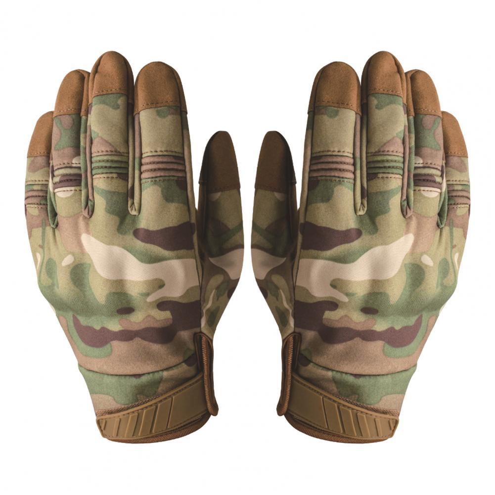 Geen Benauwdheid Vakmanschap Outdoor Camouflage Handschoenen Voor Klimmen: Camouflage / L