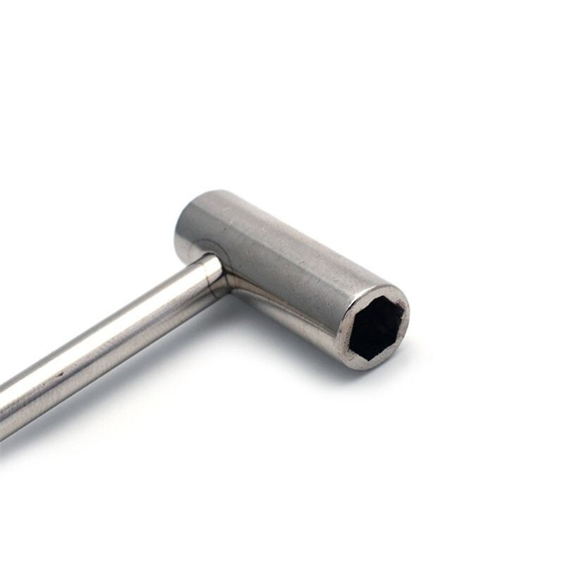 Guitar Truss Rod Wrench 1/4" 6.35mm Hexagon Socket Neck Fingerboard Tool with Phillips Screwdriver for Taylor Guitar