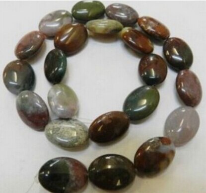 +++ 818 neue 10X14mm Indien Multicolor Onyx Ei Lose Perlen s 15"